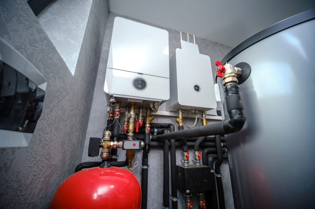 Modern Electric Boiler Room In The House Modern Electric Boiler Room In The House